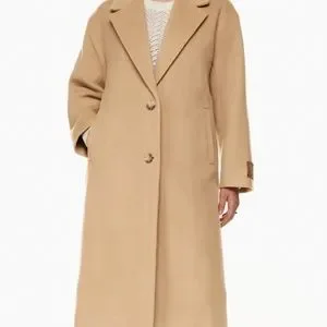 Aritzia Jackets Coats New Wilfred The New Only Coat In Gold